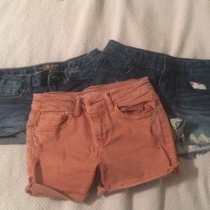 3 pairs of girls size 12 shorts